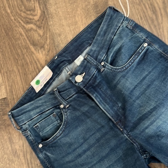 H&M NWT skinny regular waist tall dark wash jeans 30/30 - Picture 2 of 9